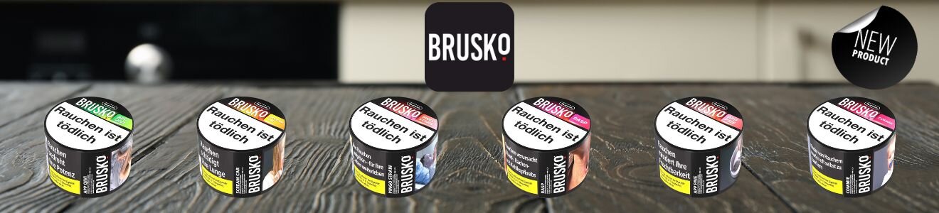 Brusko Shisha Tabak Banner